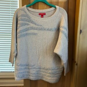 Jenifer Lopez, sparkly striped sweater